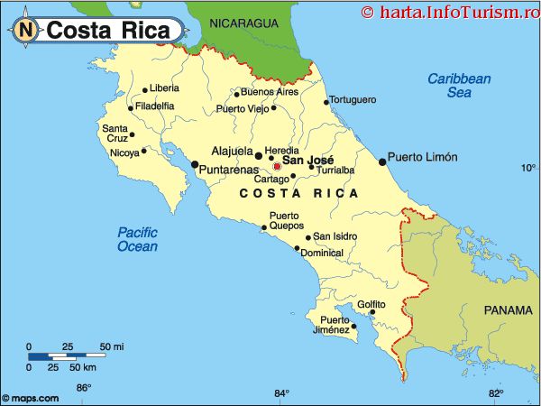 Harta Costa Rica